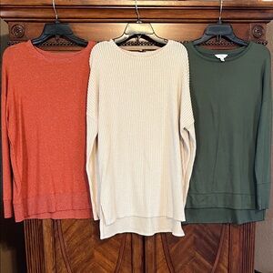 Time and Tru Trio of Women’s Shirts